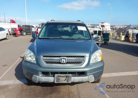 2005 Honda Pilot Ex-L из США, поврежденный, VIN 2HKYF18595H502751